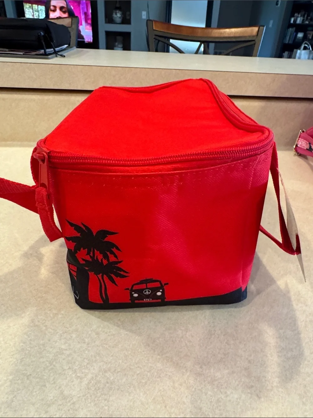 Trader Joe's Red Mini Insulated Lunch Bag